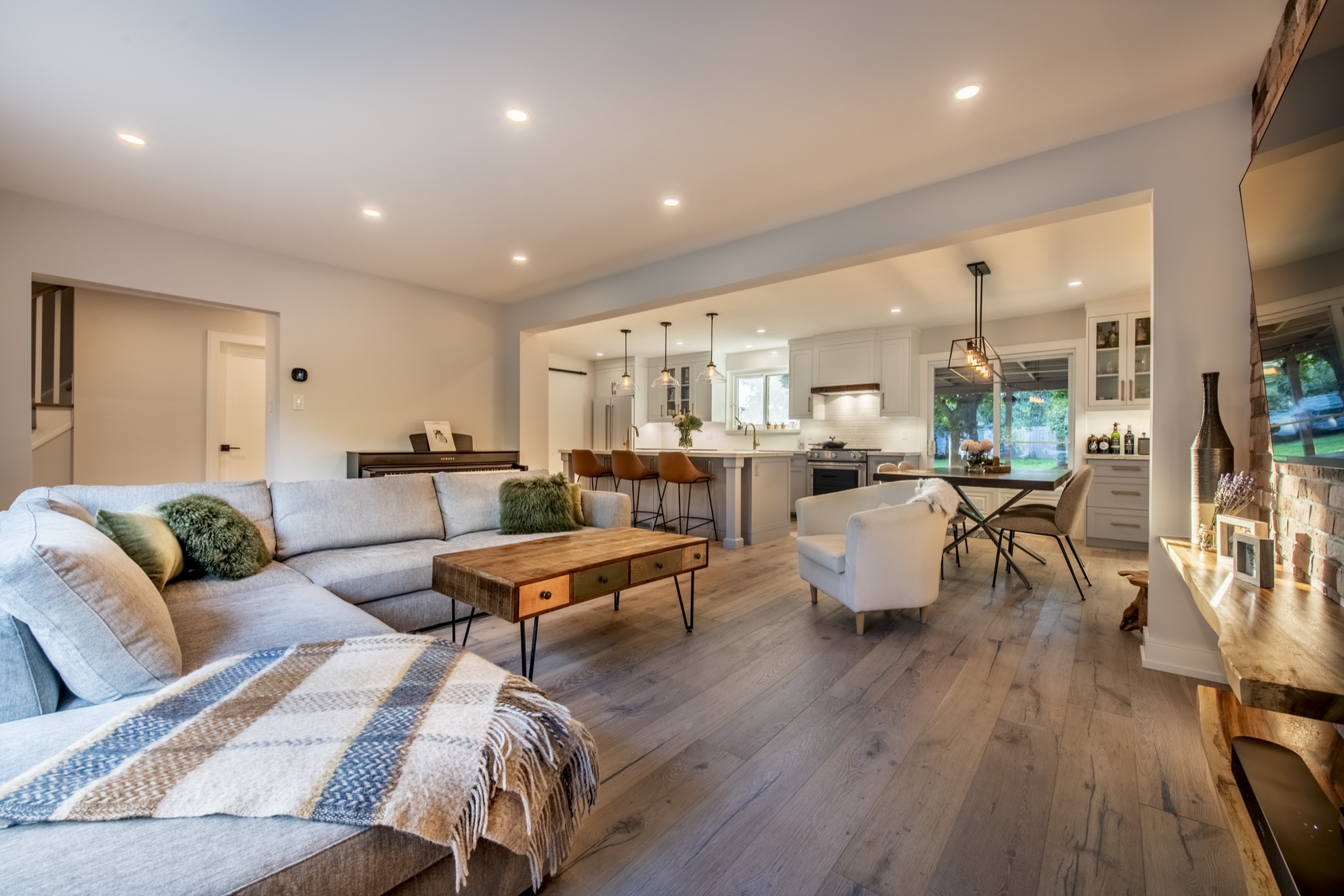 Open concept remodeling