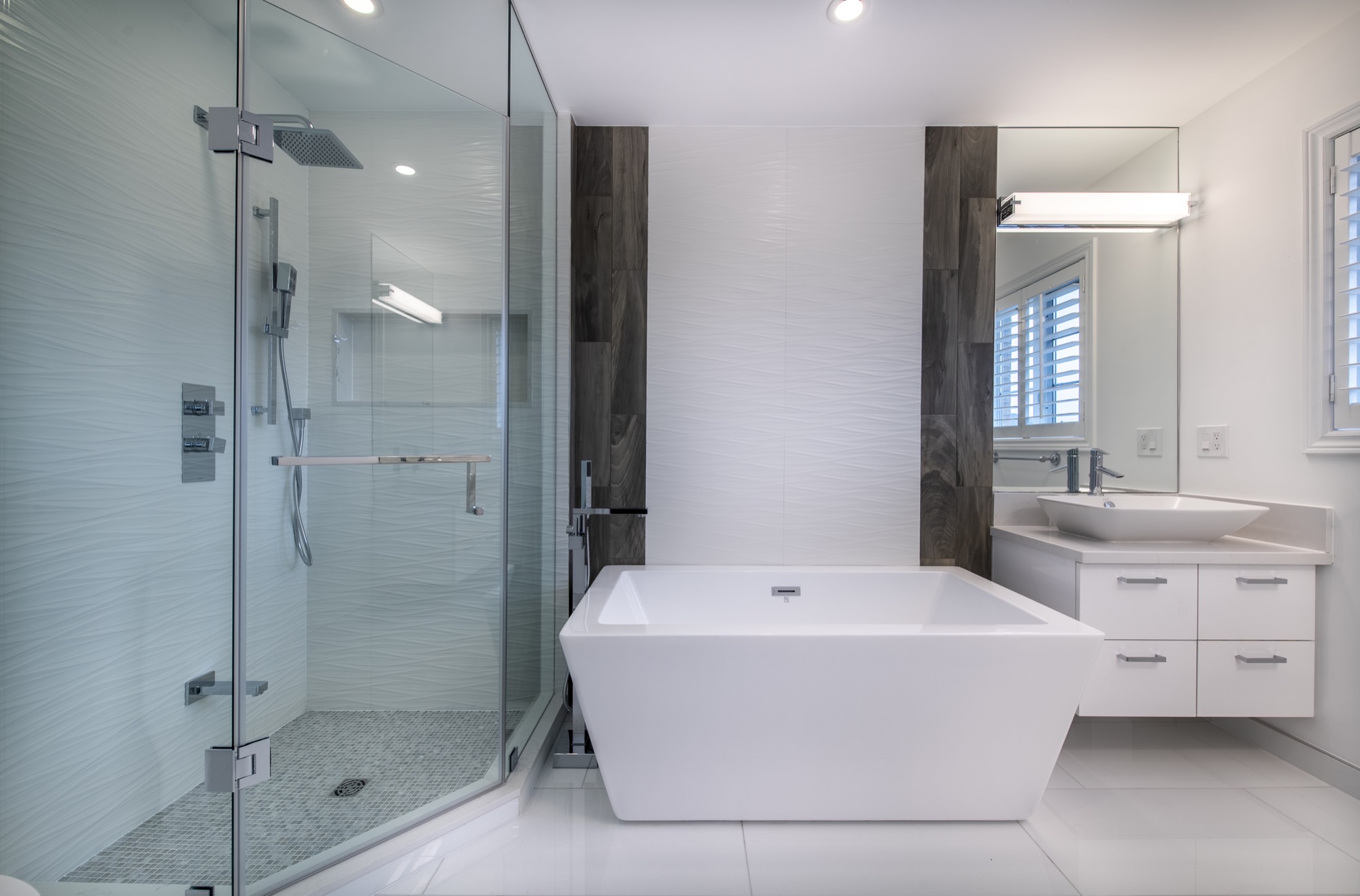 Bathroom remodeling finished project