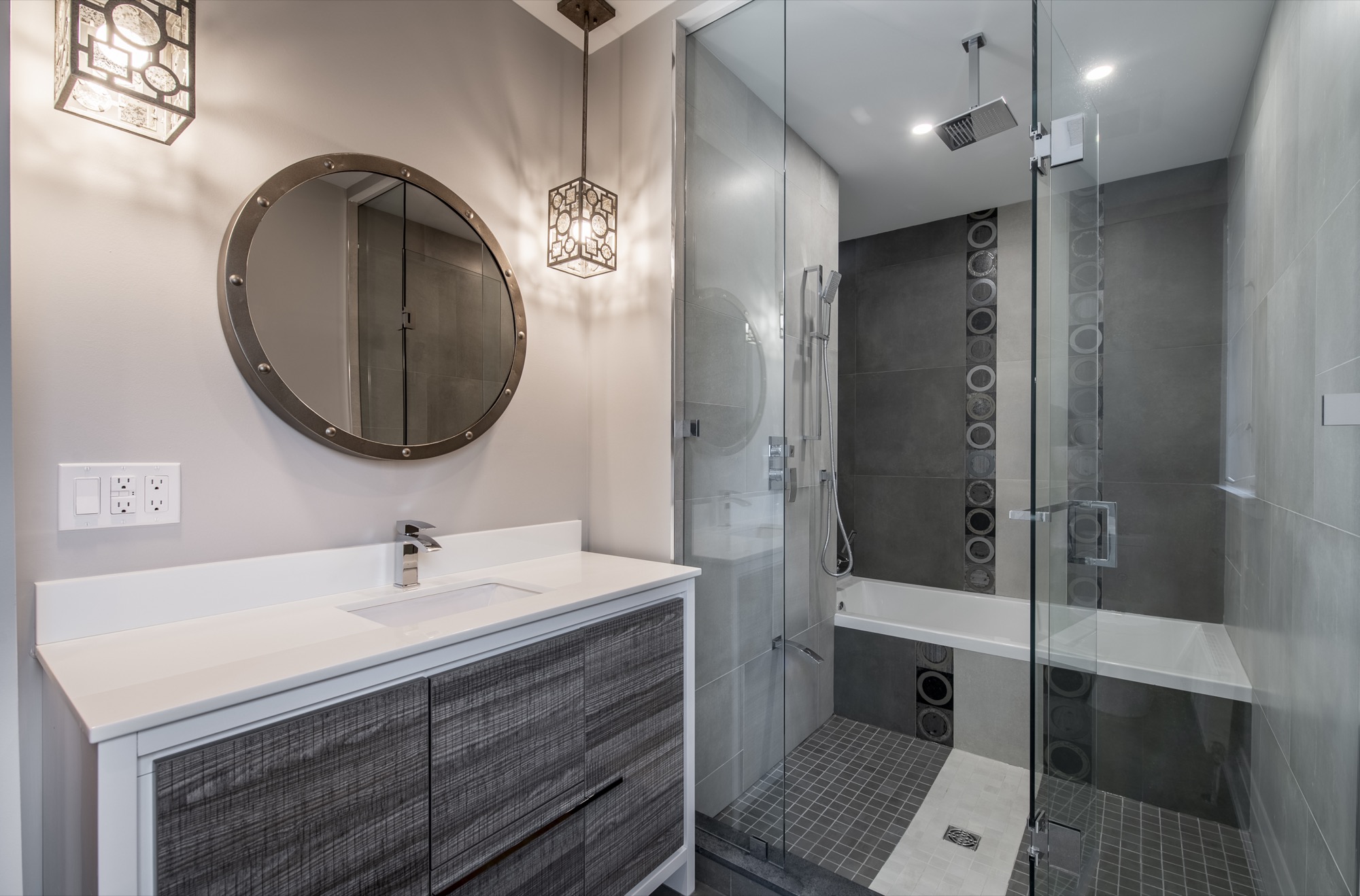 Sosna Bathroom remodeling finished project Rumsey Rd