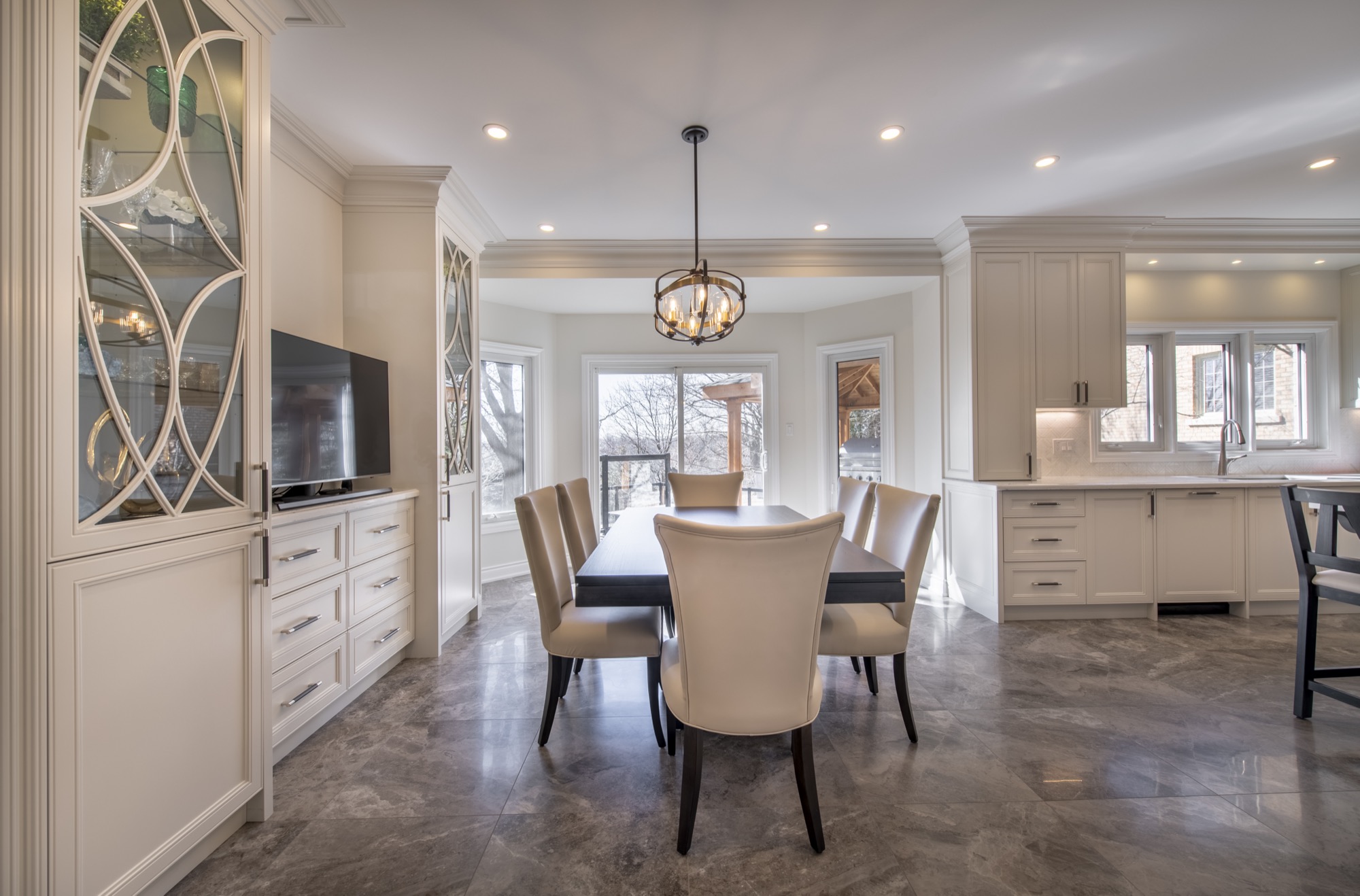 open concept layout remodeling