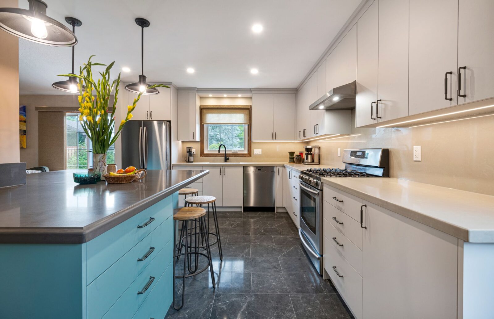 Kitchen renovation finished project Autumnleaf