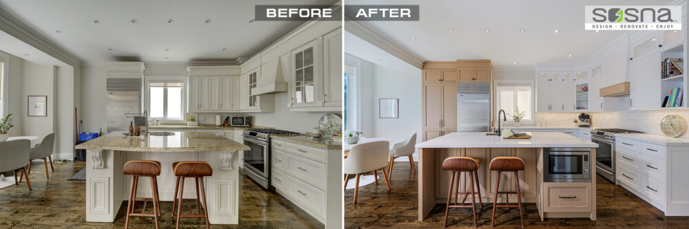 Kitchen Renovation Before and After