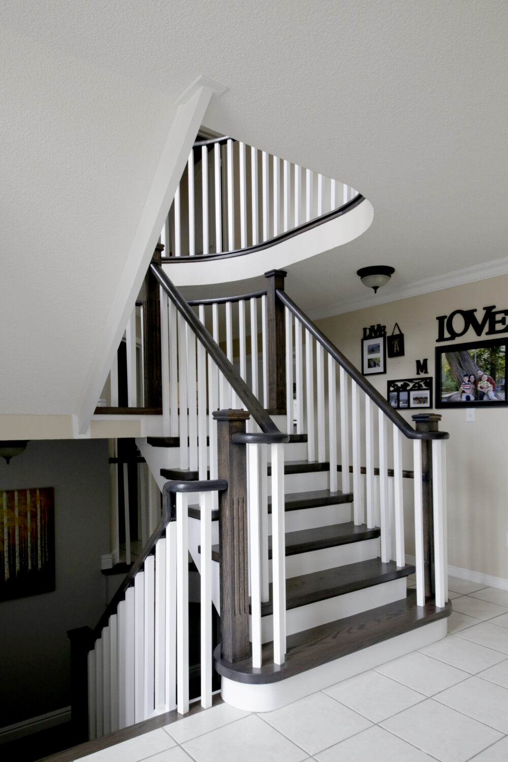 Updated Staircase after renovation