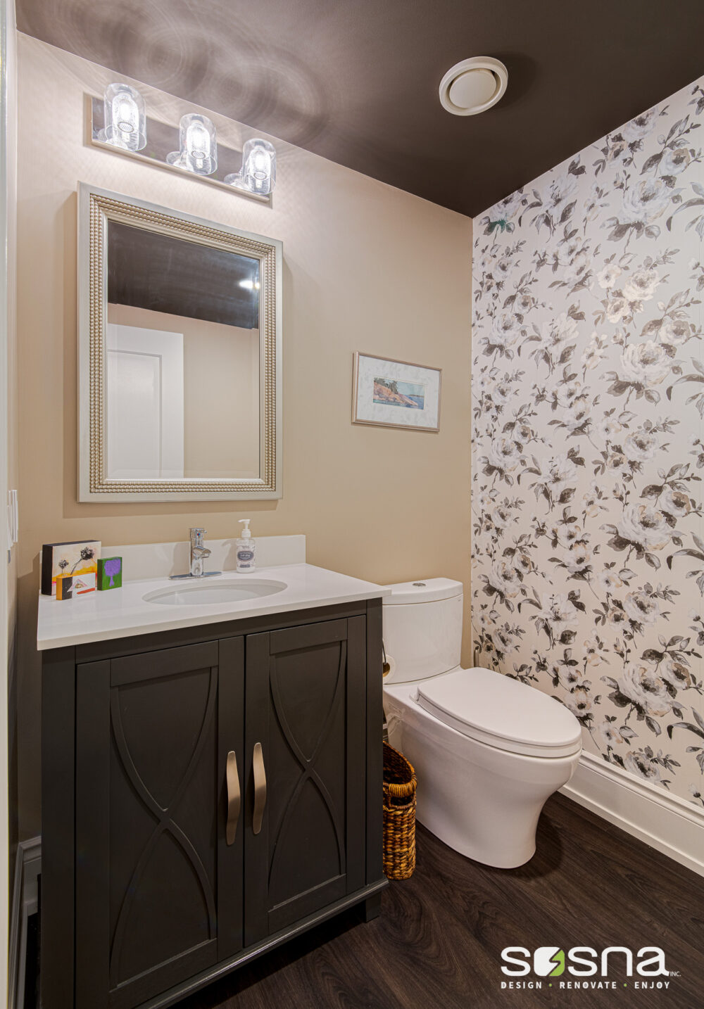 powder room update