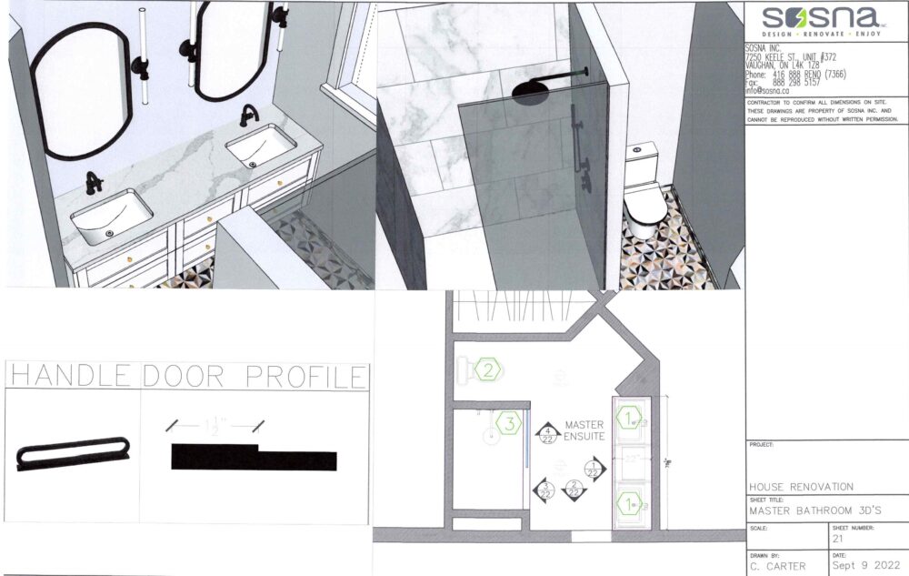 3d Drawings Bathroom 1 Proposal