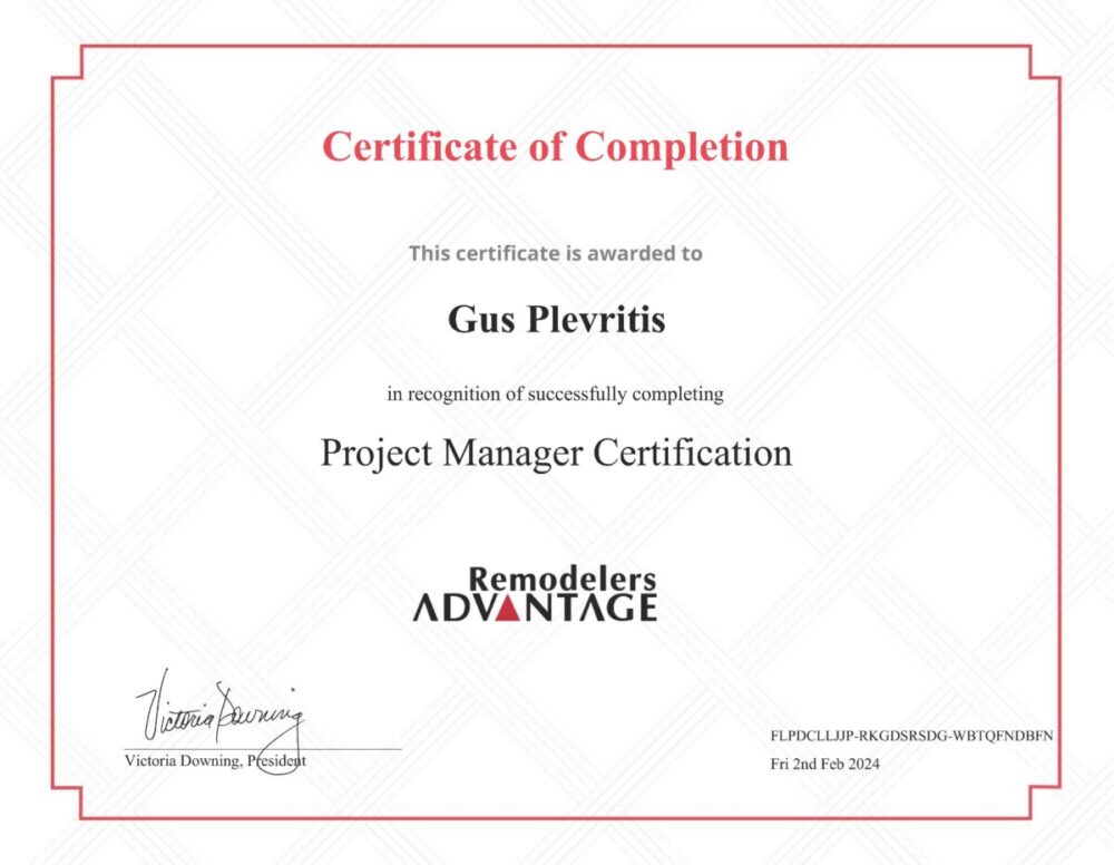 Certificate-Gus-Plevritis
