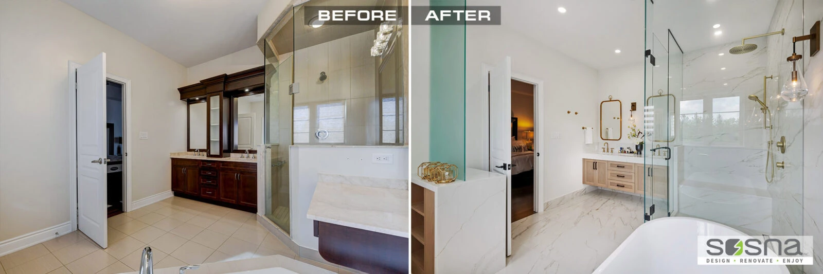 Dated Bathroom Renovation Before And After GTA Old Vs New Remodeling