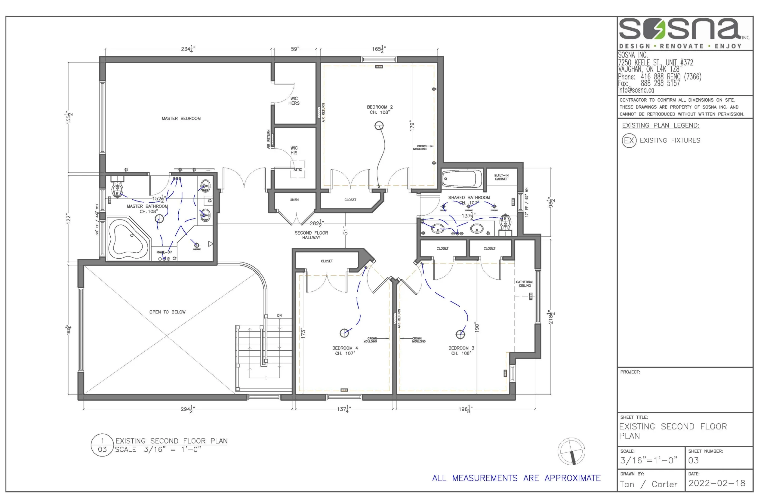 Bathroom and Laundry Room Renovation in Maple Drawings 1