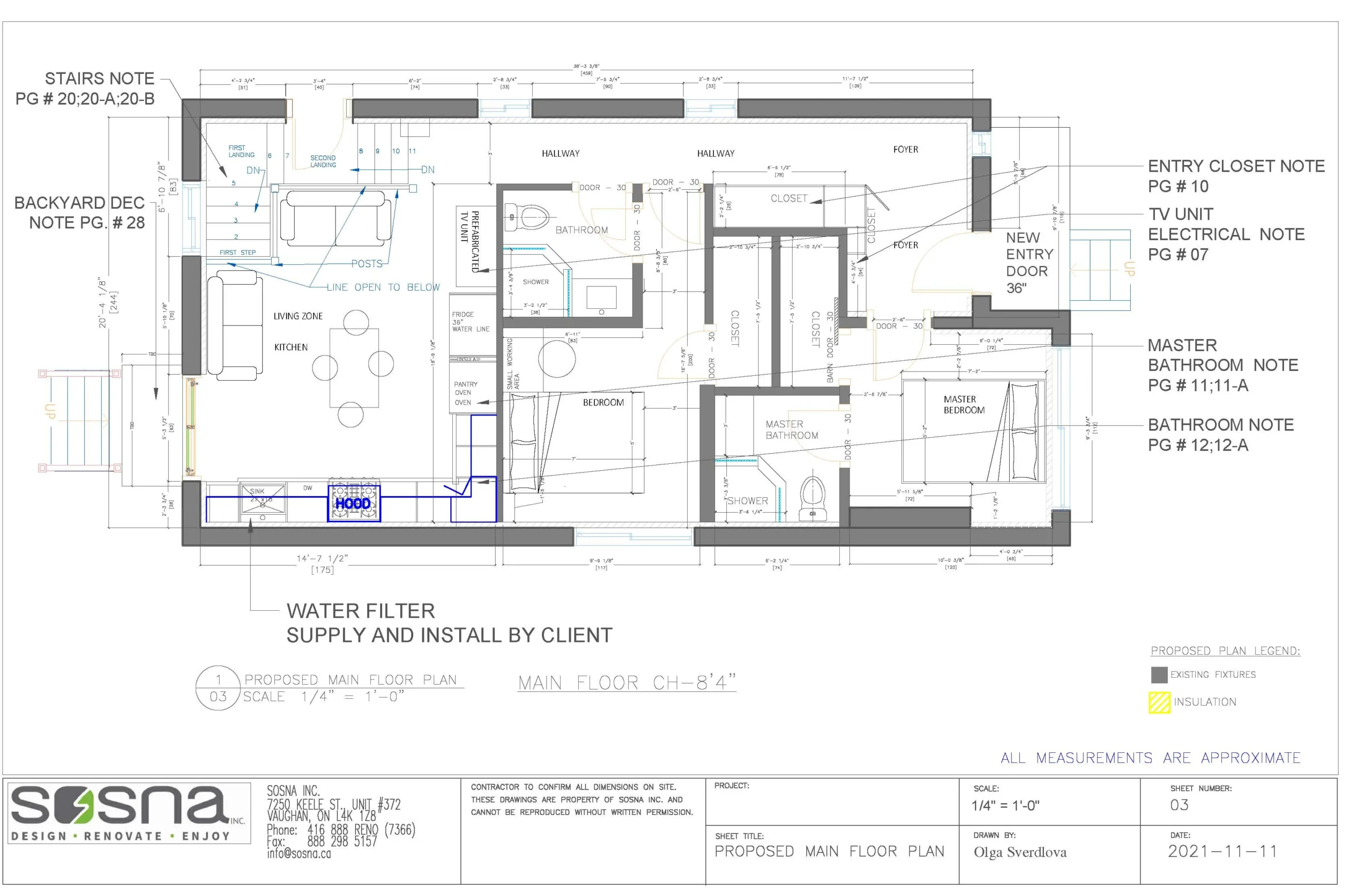 Bungalow Renovation in East York Drawings 2