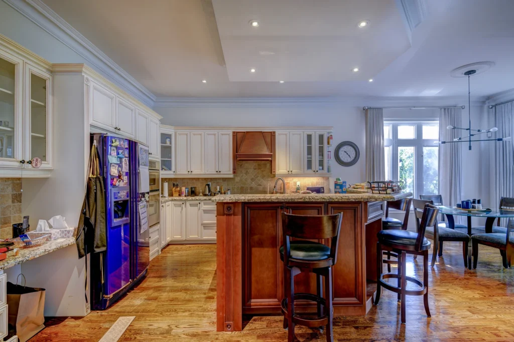 GTA Dated Kitchen Island Before Renovation