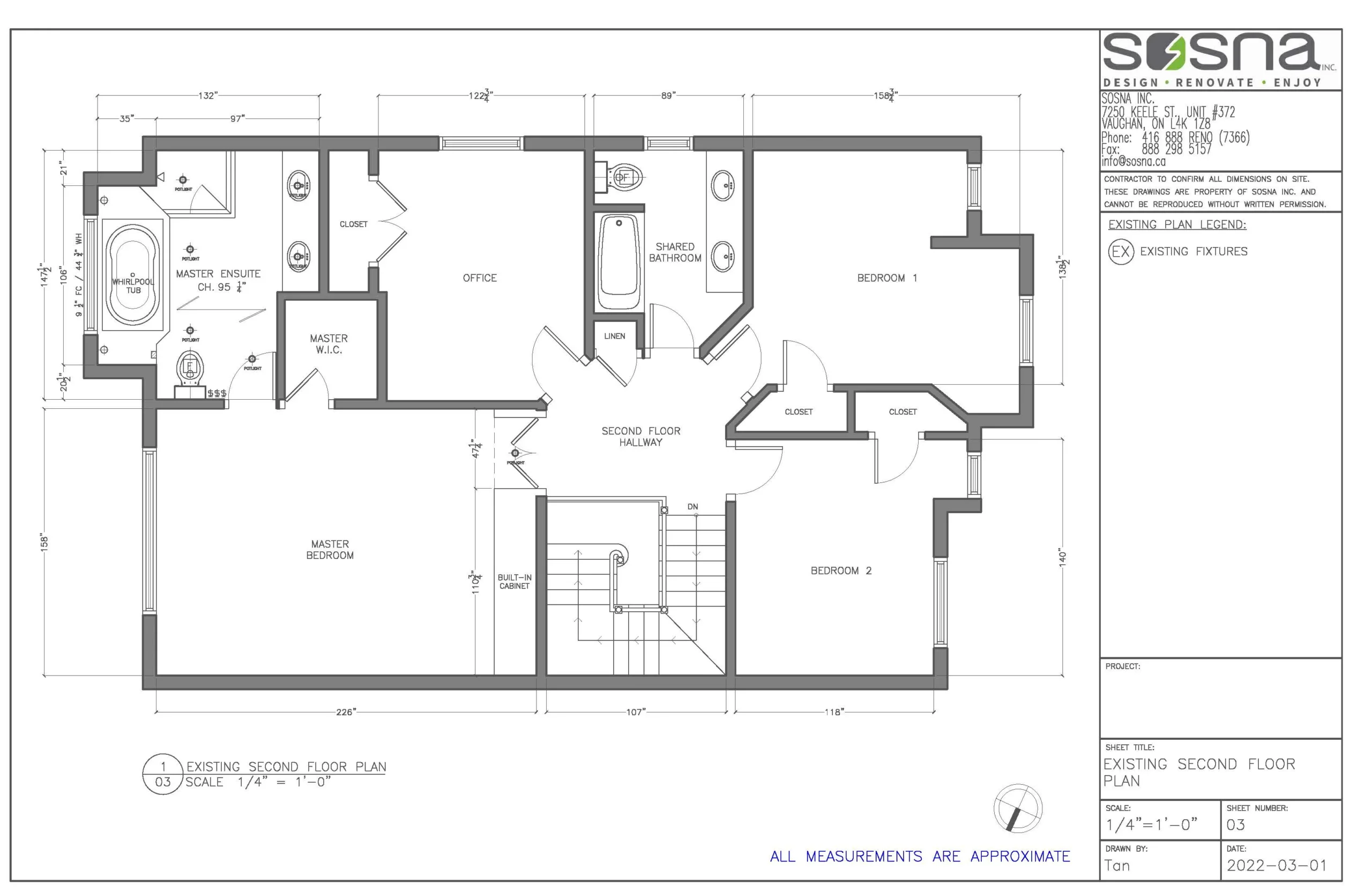 Kitchen Bathroom Basement and Laundry Room Renovation in Toronto Drawings 3