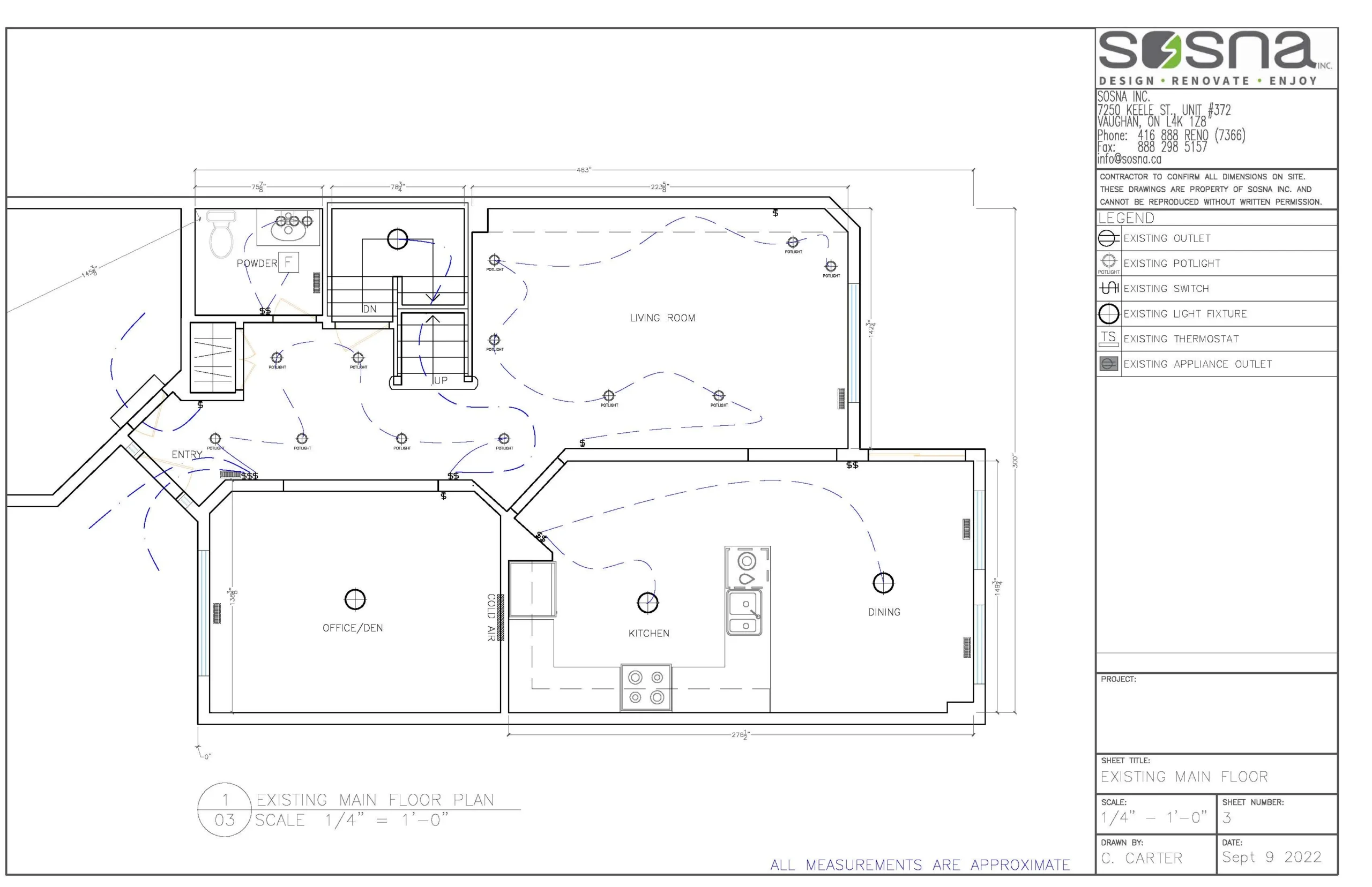 Kitchen Office and Bathroom Remodel in Vaughan Drawings 1 scaled