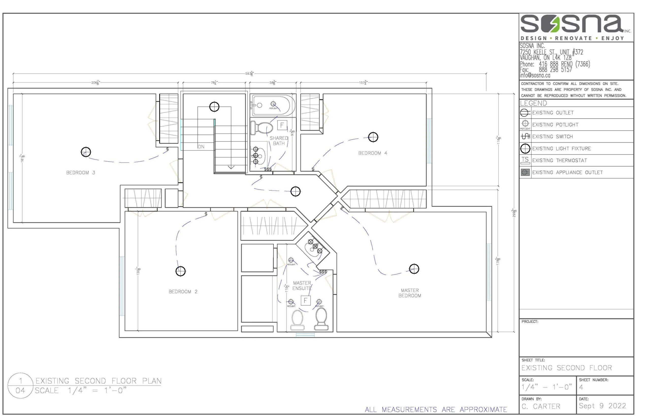 Kitchen Office and Bathroom Remodel in Vaughan Drawings 2