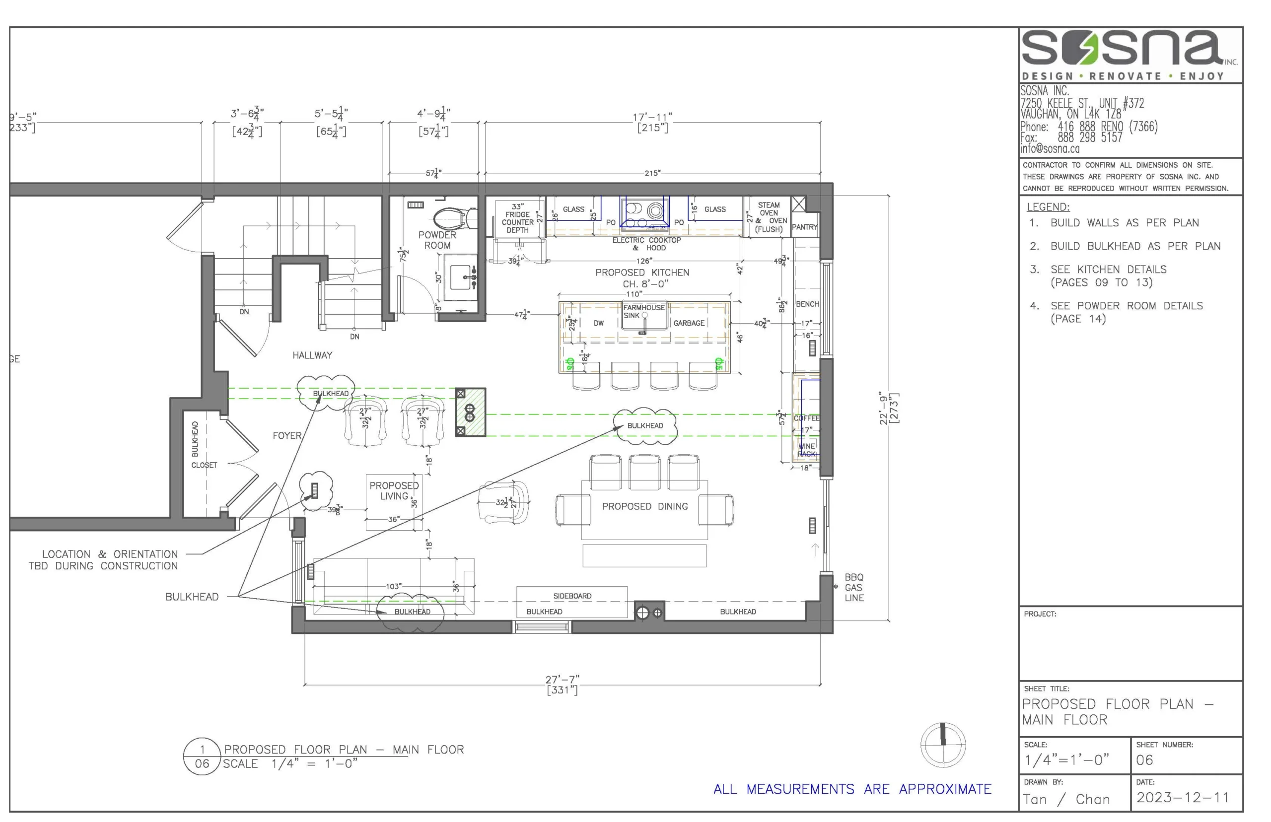 Kleinburg Multiple Bathroom Renovation for Returning Clients Drawings 2