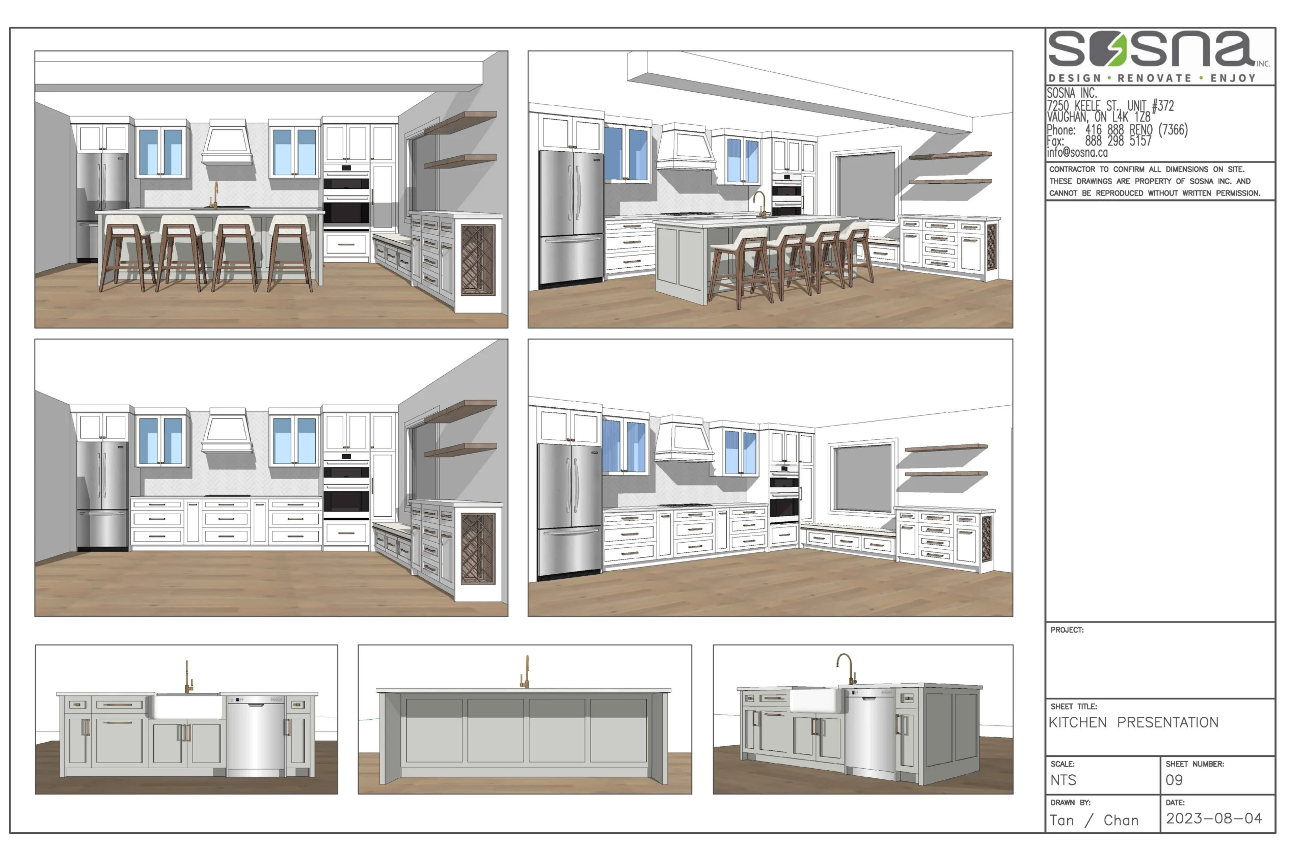 Kleinburg Multiple Bathroom Renovation for Returning Clients Drawings 3