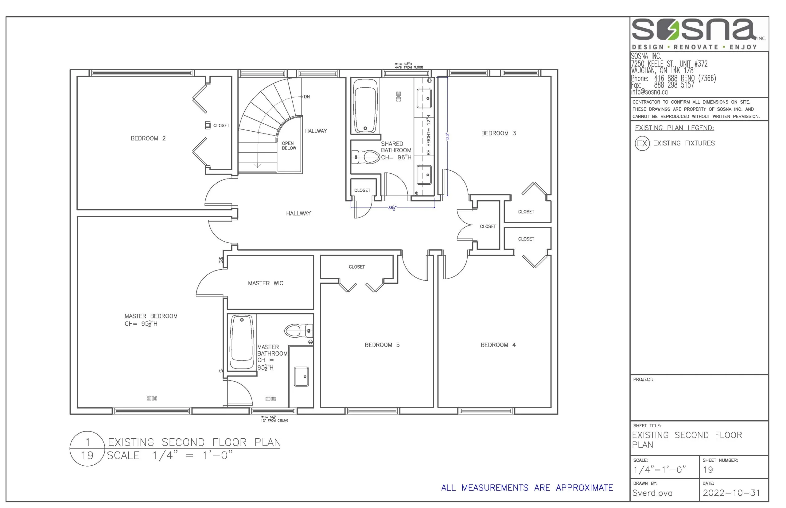 Main Floor And Bathroom Renovation in North York Drawings 3