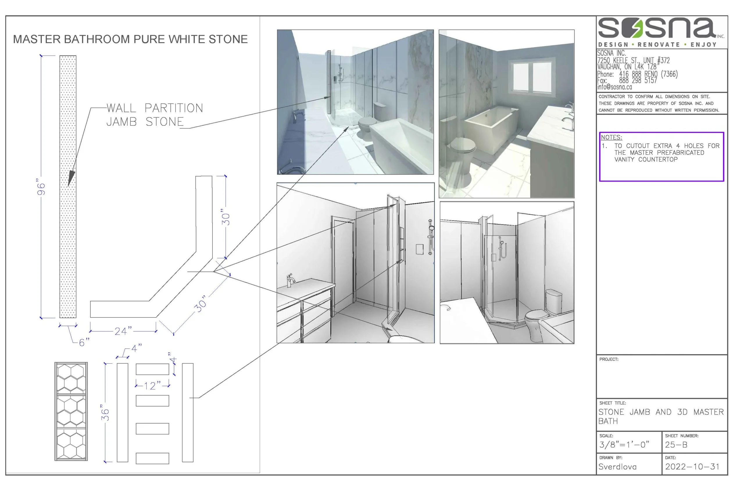 Main Floor And Bathroom Renovation in North York Drawings 7