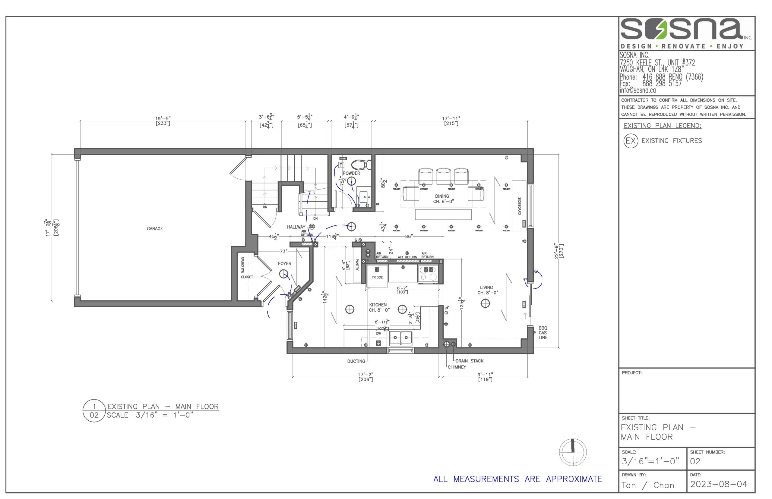 Kleinburg Multiple Bathroom Renovation for Returning Clients Drawings 1