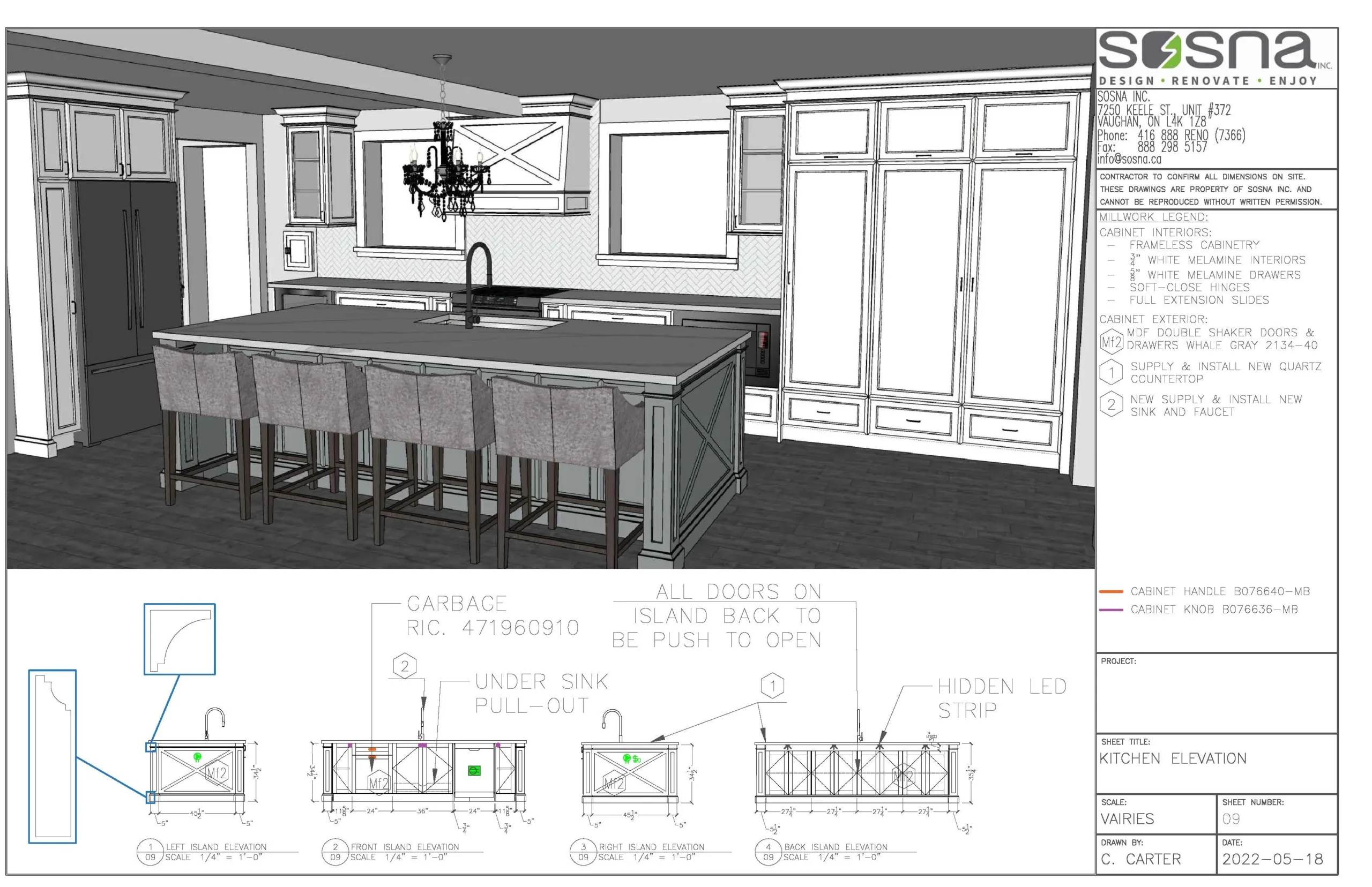 Main Floor Renovation In Scarborough Drawings 1