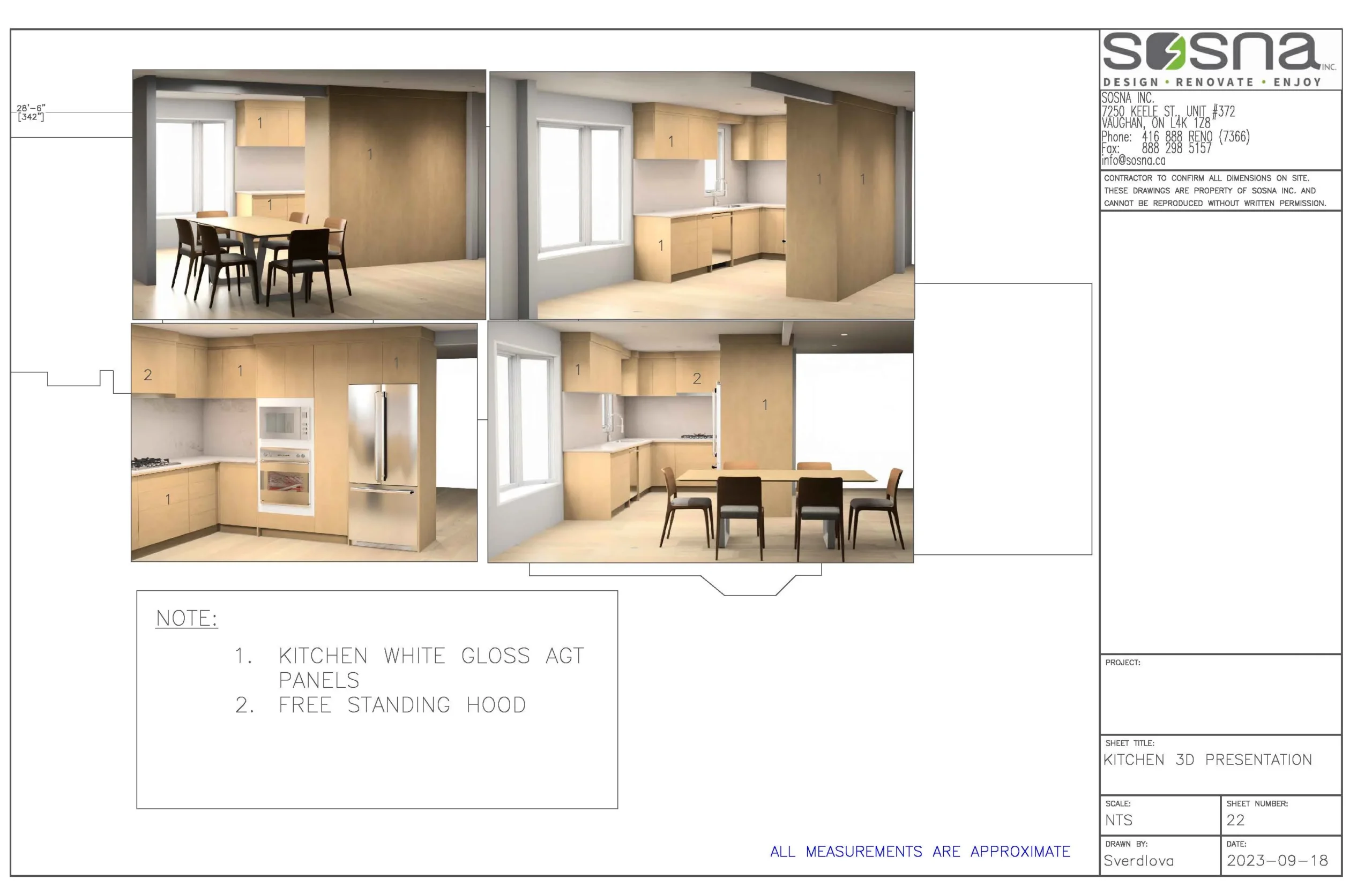 Modern Home Remodel North York Drawings 6