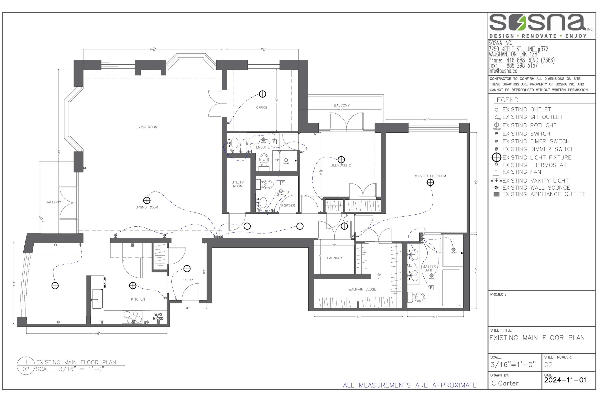 Richmond Hill Condo Renovation Drawings 1 scaled