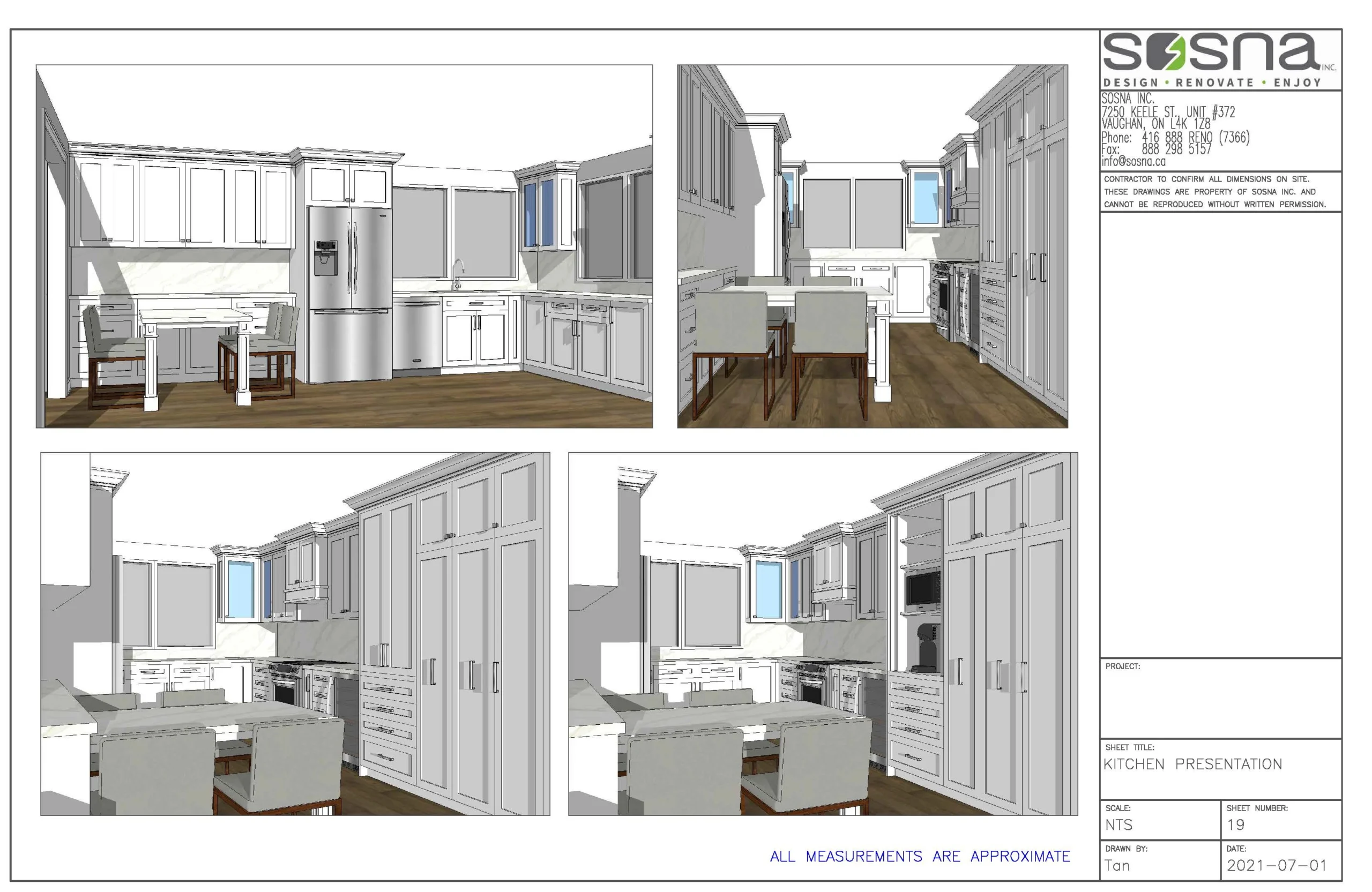 Split Level Home Renovation Design Drawings 3