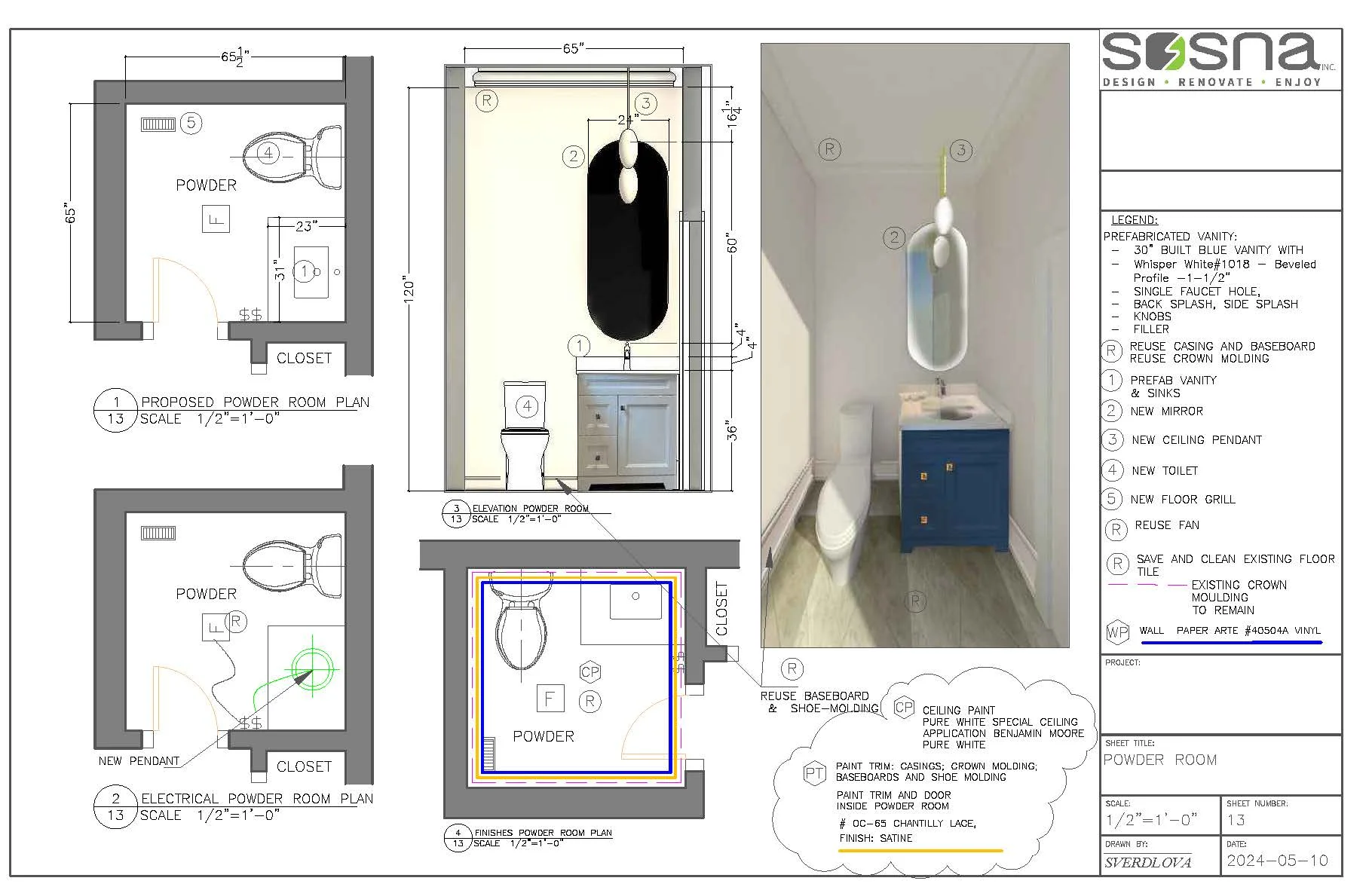 Beautiful North York Home Renovation Drawings 6