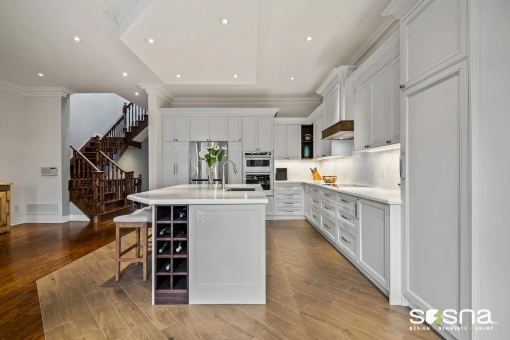 Kitchen Island Wine Storage North York Hero