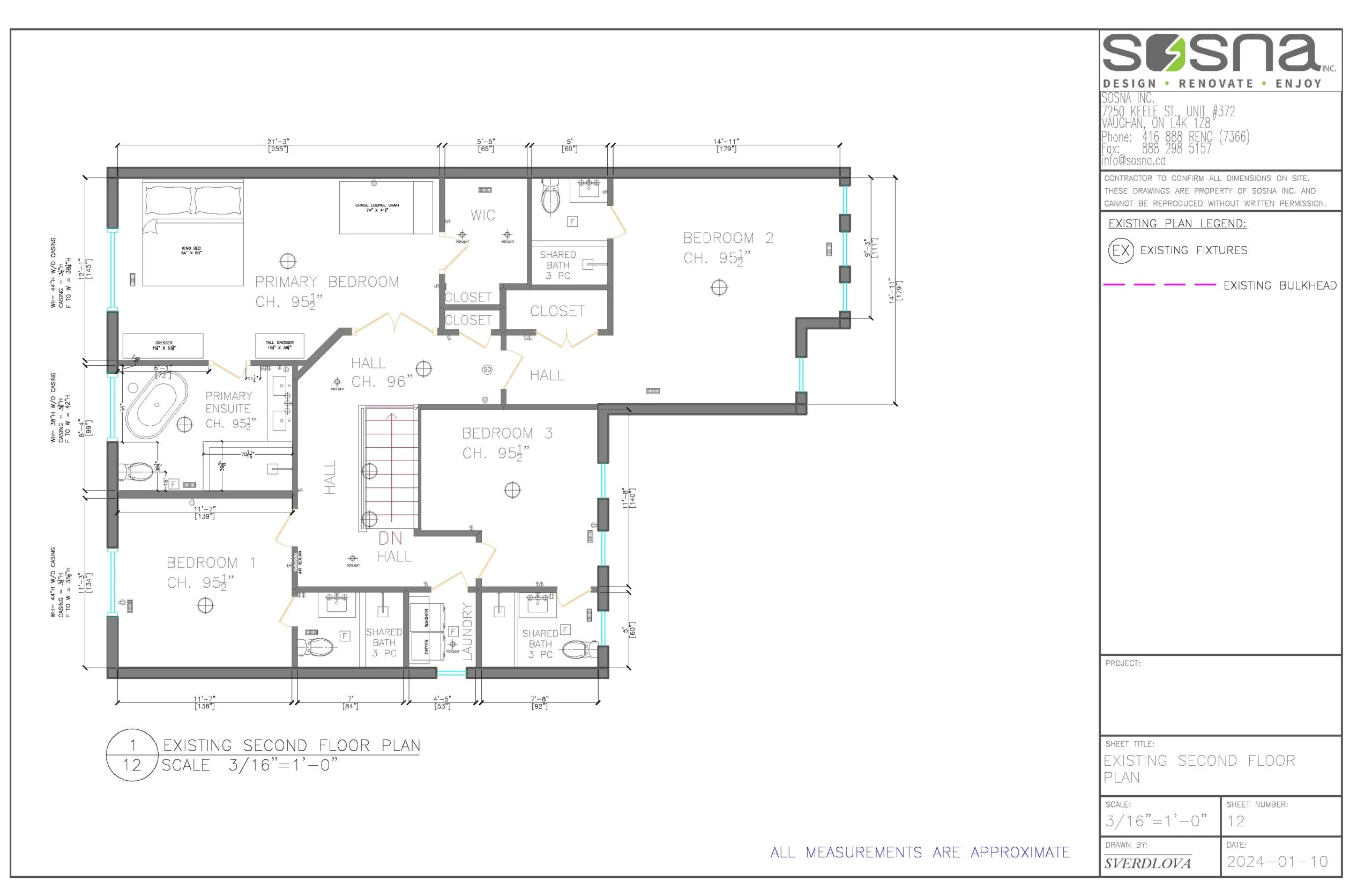 Modern Home Remodel North York Drawings 4