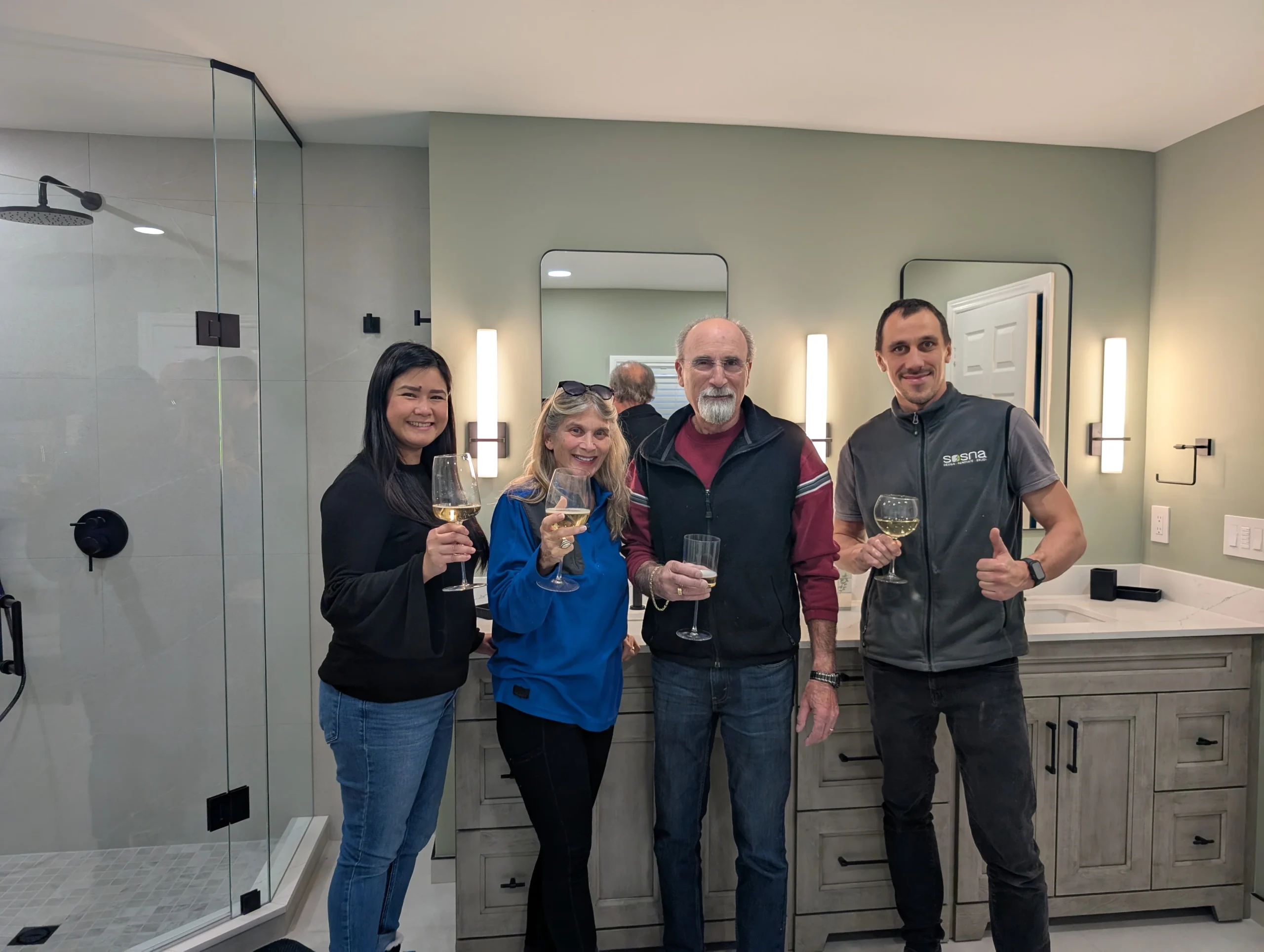 Primary Ensuite Renovation Happy Clients