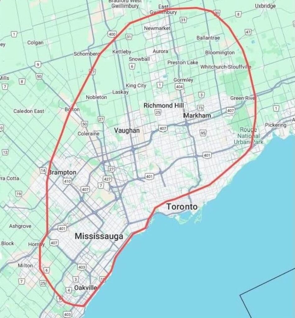 Sosna service map
