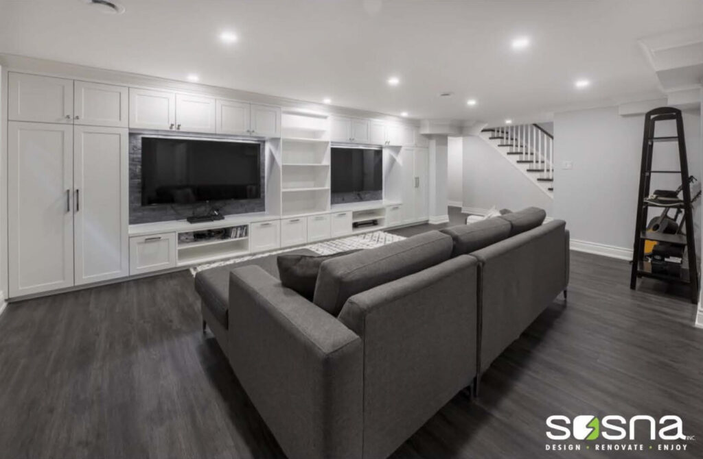 Basement Entertainment Remodel 2