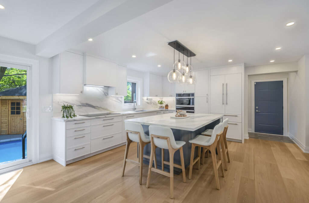 Bright Modern Kitchen with Island
