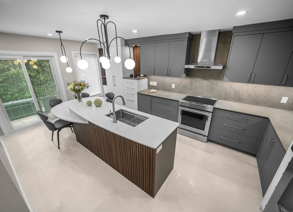 kitchen and main floor renovation in thornhill