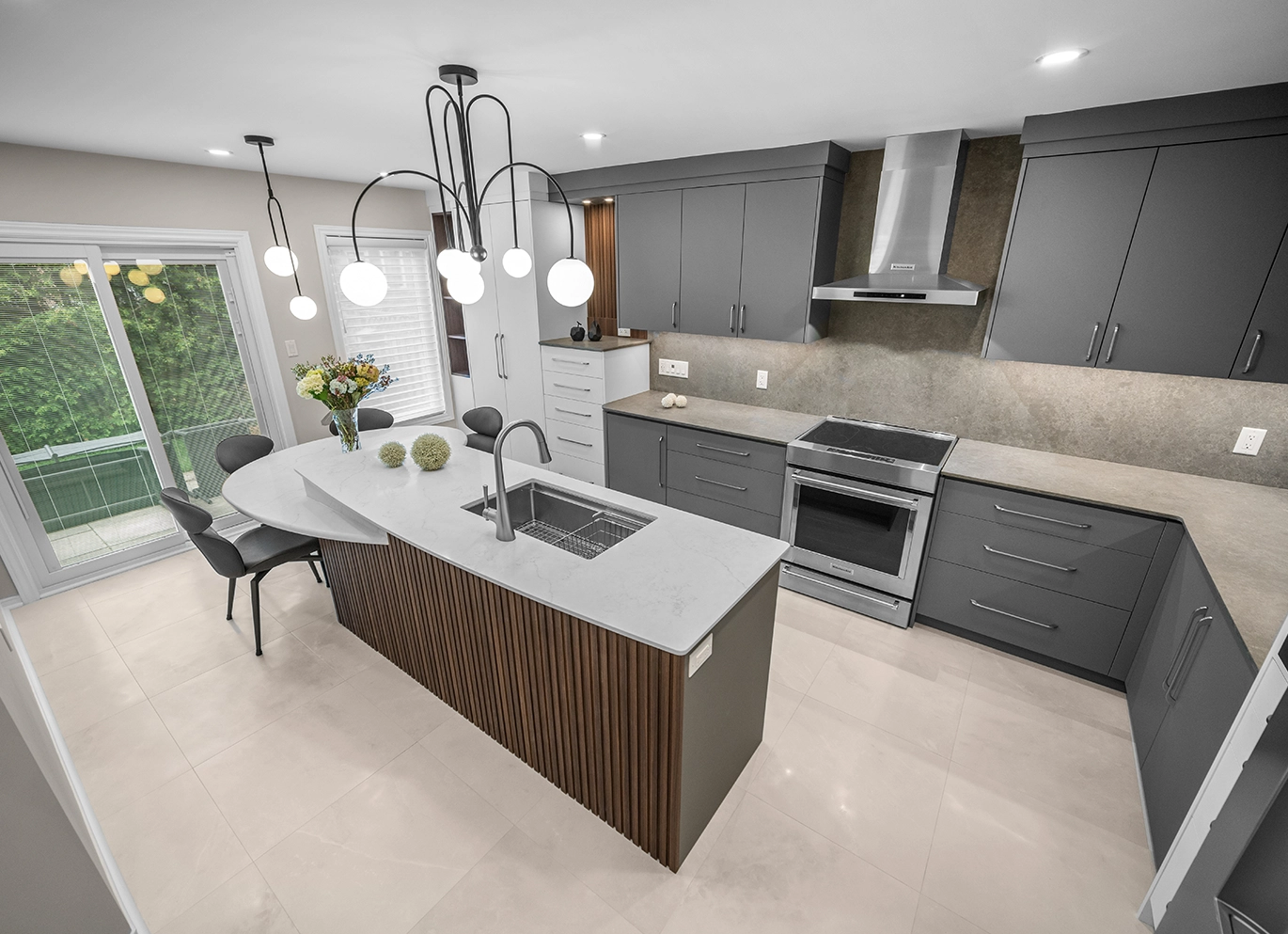 kitchen and main floor renovation in thornhill